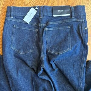 SPANX Women's Dark Blue Flare Jeans